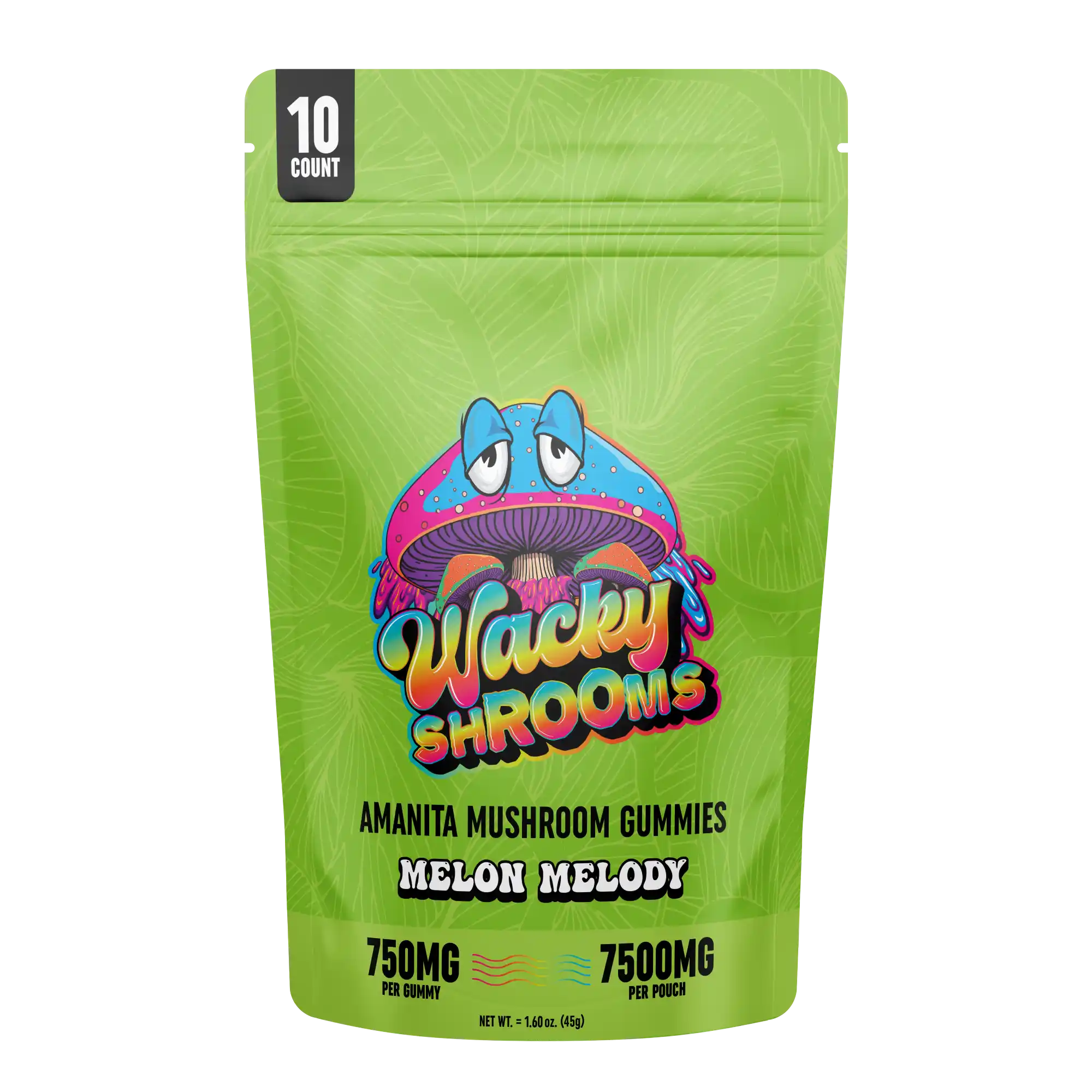 Wacky Shrooms: Melon Melody Amanita Mushroom Gummies
