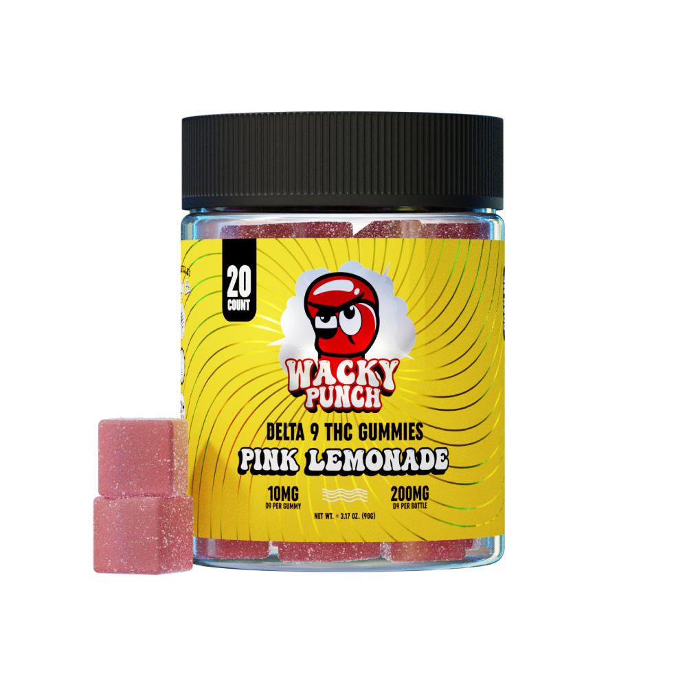Wacky Punch: Pink Lemonade Gummies – (200mg Delta-9 THC)