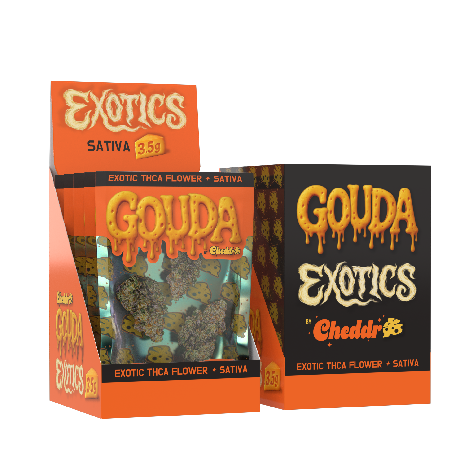 3.5g Gouda Exotic Flower - Permanent Gas - Sativa