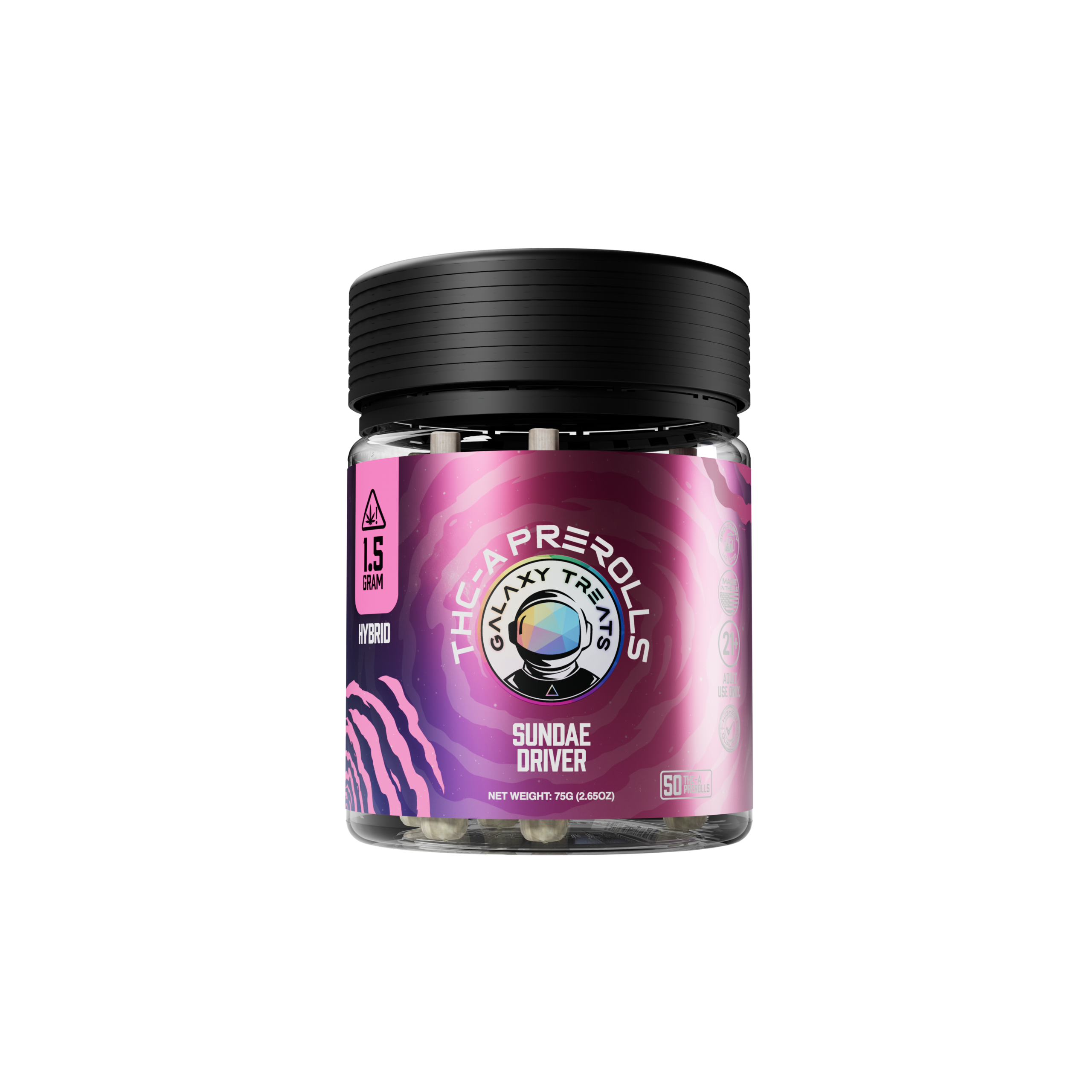 50ct 1.5g Preroll – SUNDAE DRIVER - Sativa