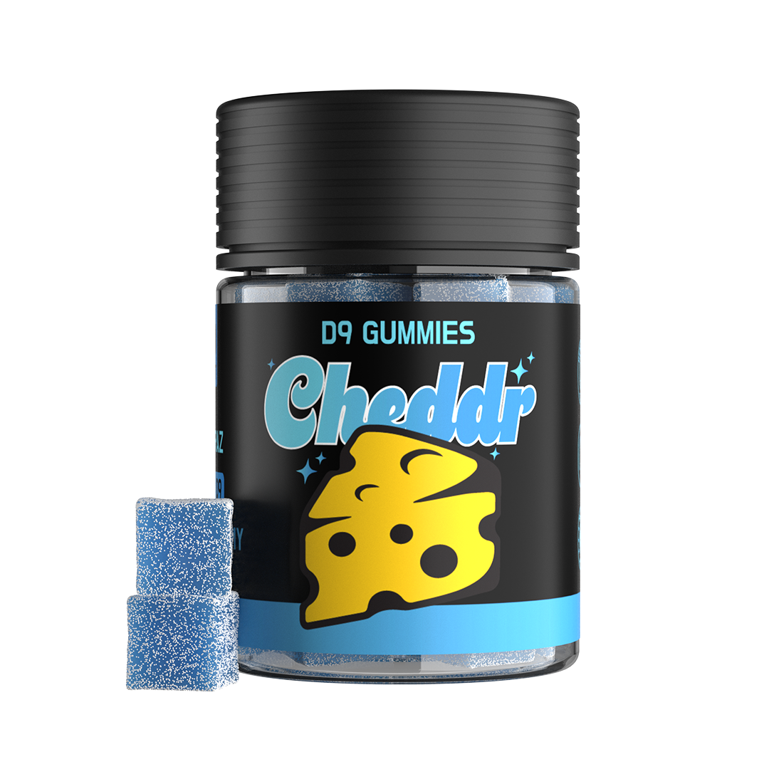 10mg D9 Gummies –  BLUE RAZZ - 20ct Jars
