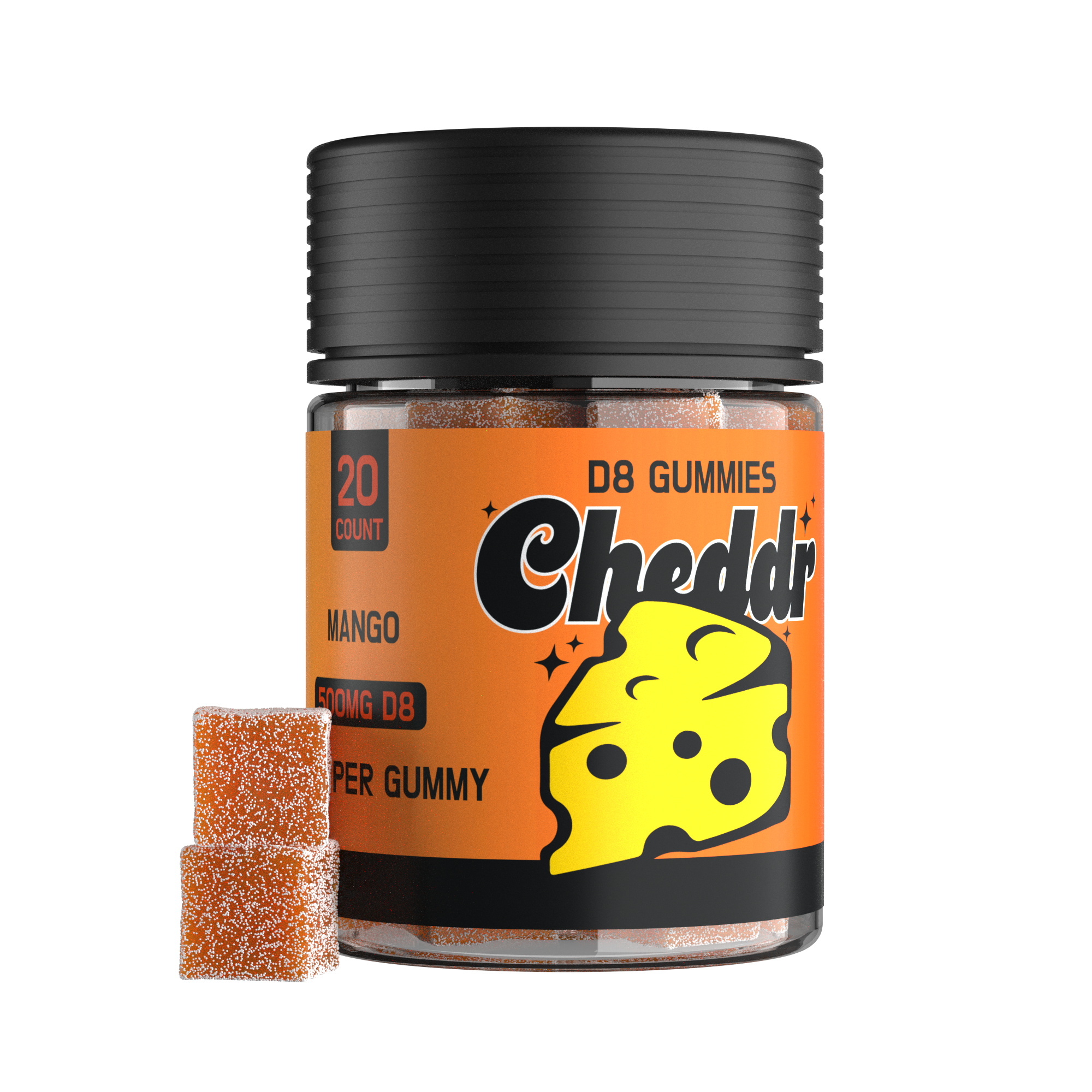 25mh D8 Gummies - MANGO