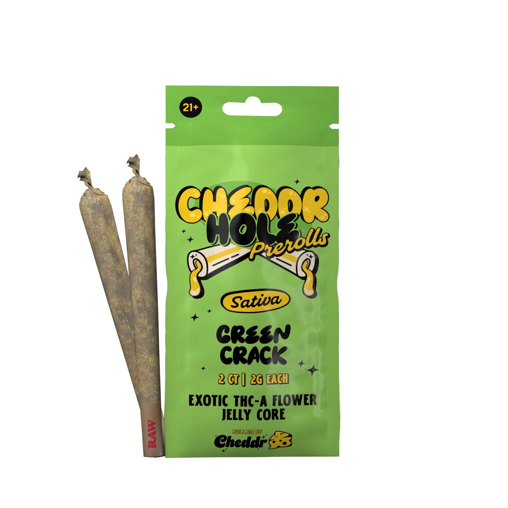 2g - 2ct Hash Holes - GREENCRACK - Sativa - Image 2