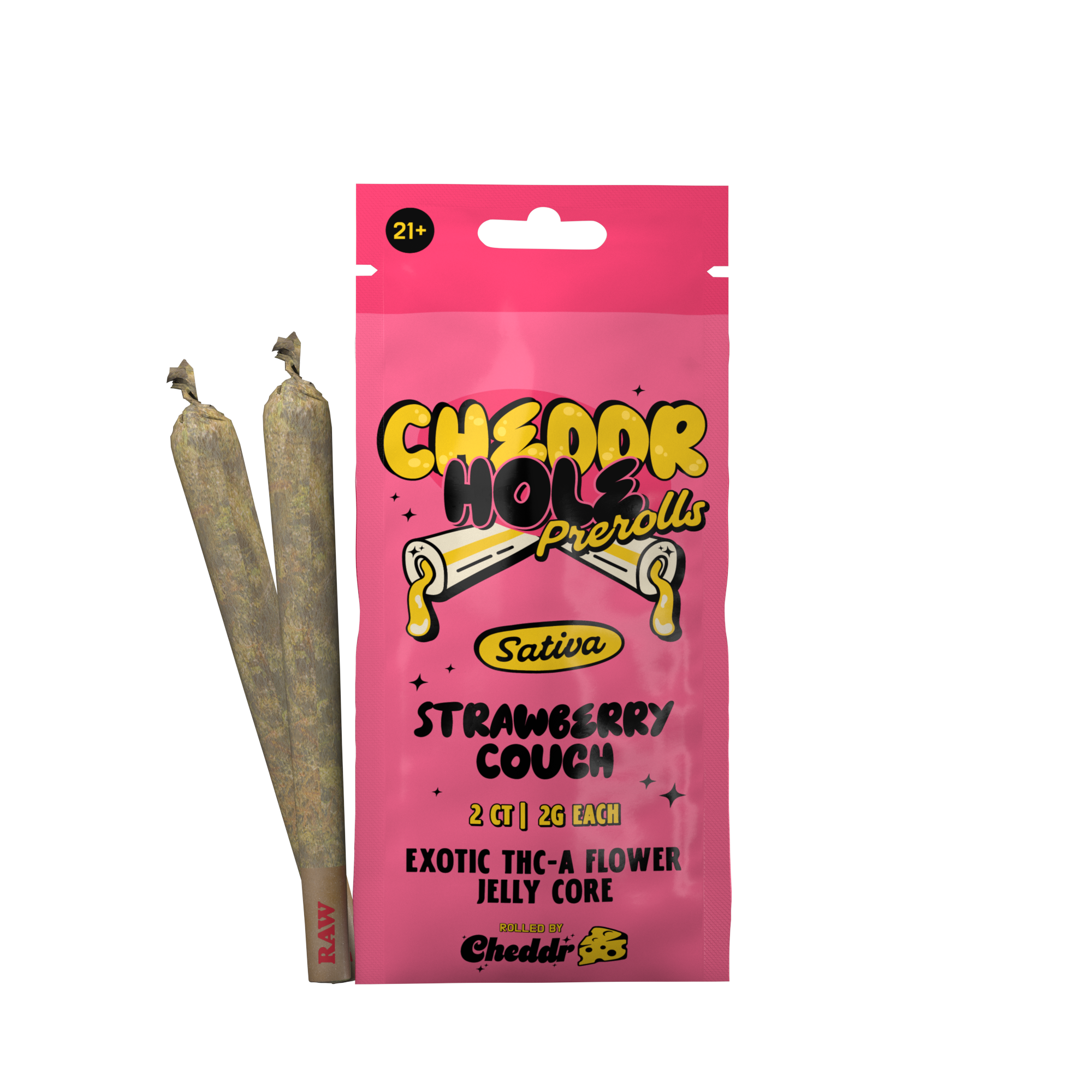 2g - 2ct Hash Holes - STRAWBERRY COUGH - Sativa - Image 2