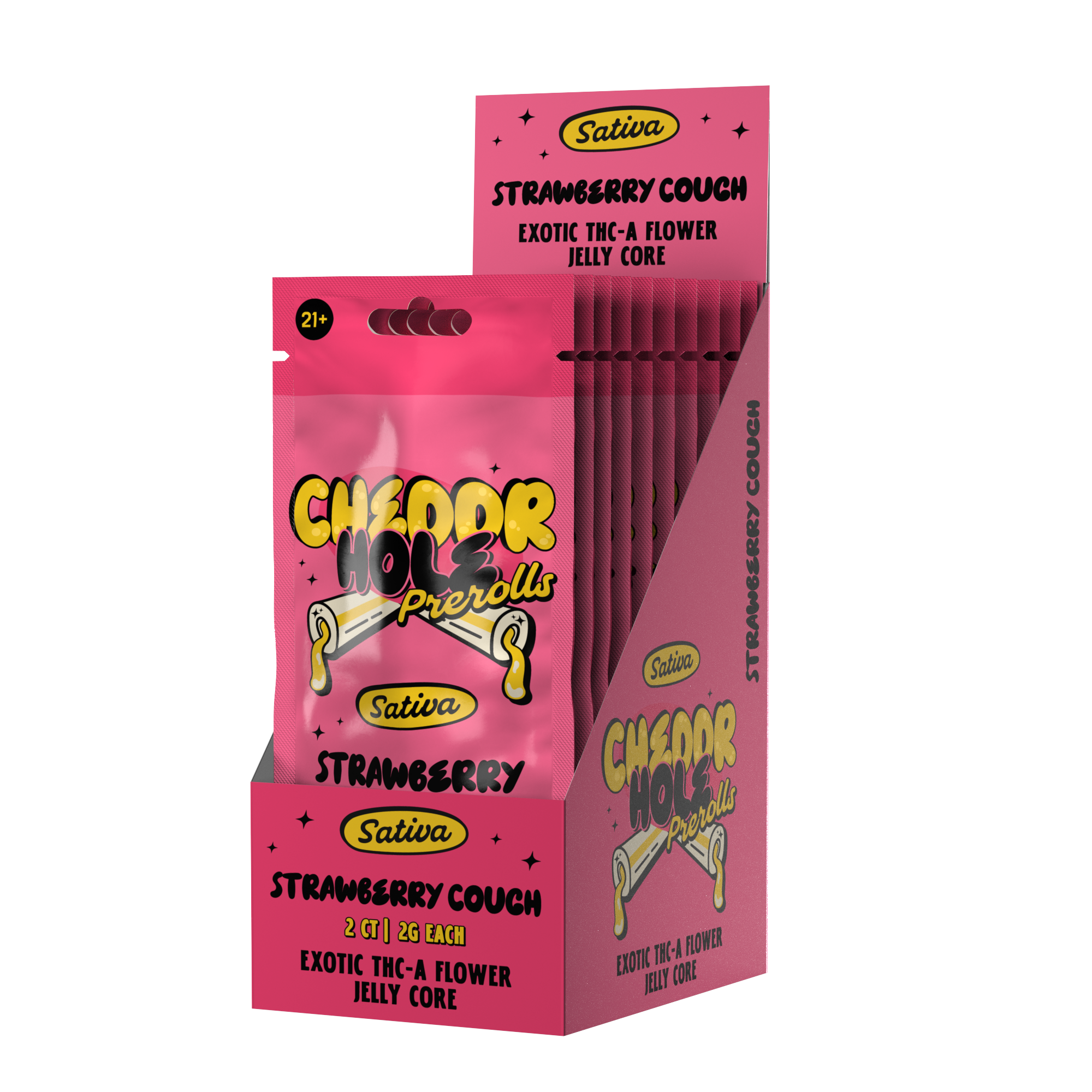 2g - 2ct Hash Holes - STRAWBERRY COUGH - Sativa