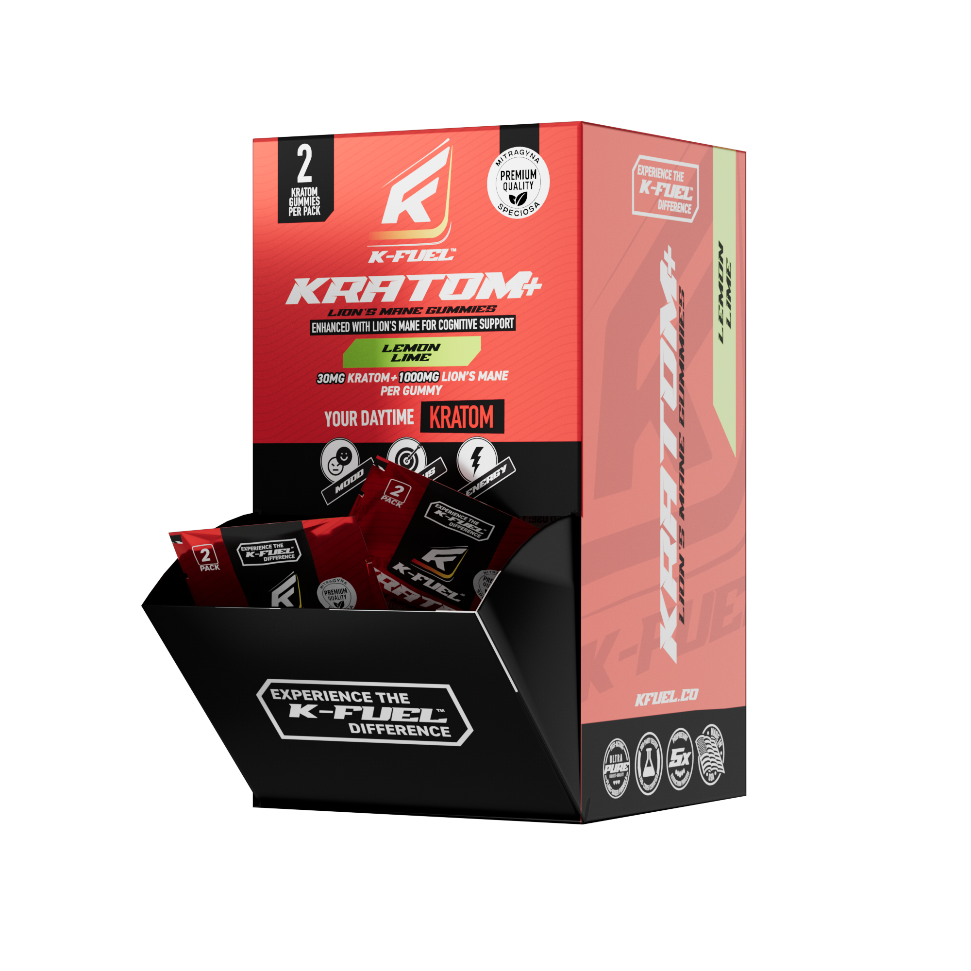 LEMON LIME 2ct Gummies - 50ct Gravity Feed