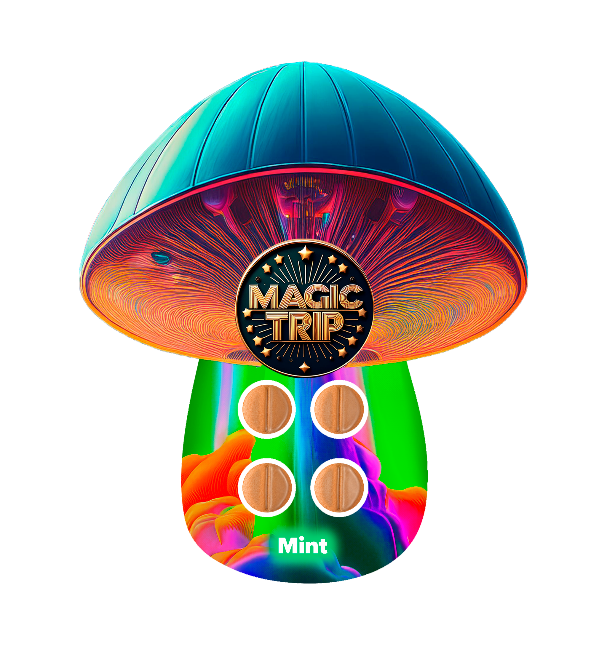 Mushroom Tabs - 4ct - MINT
