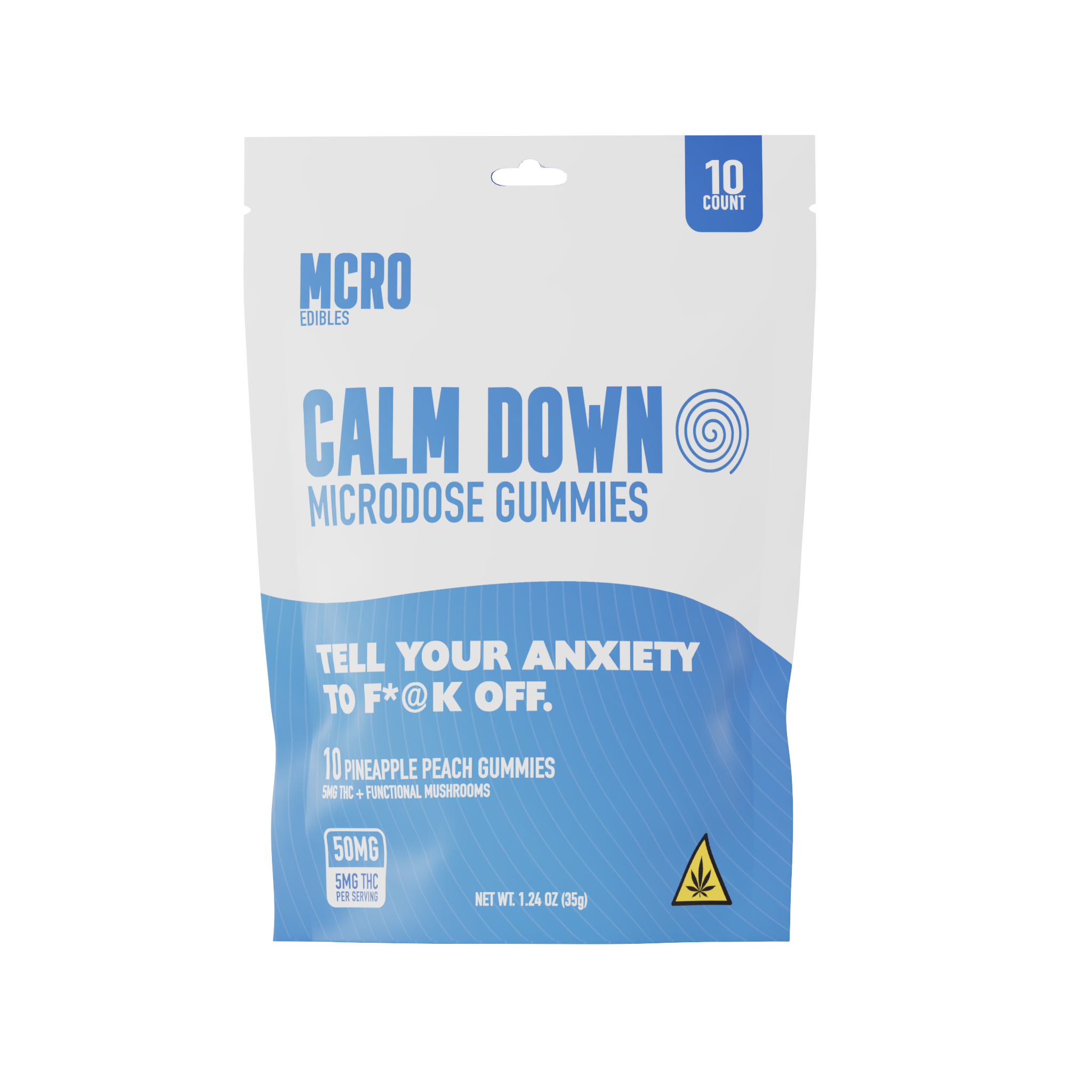 5mg D9 + Functioning Mushrooms - CALM DOWN