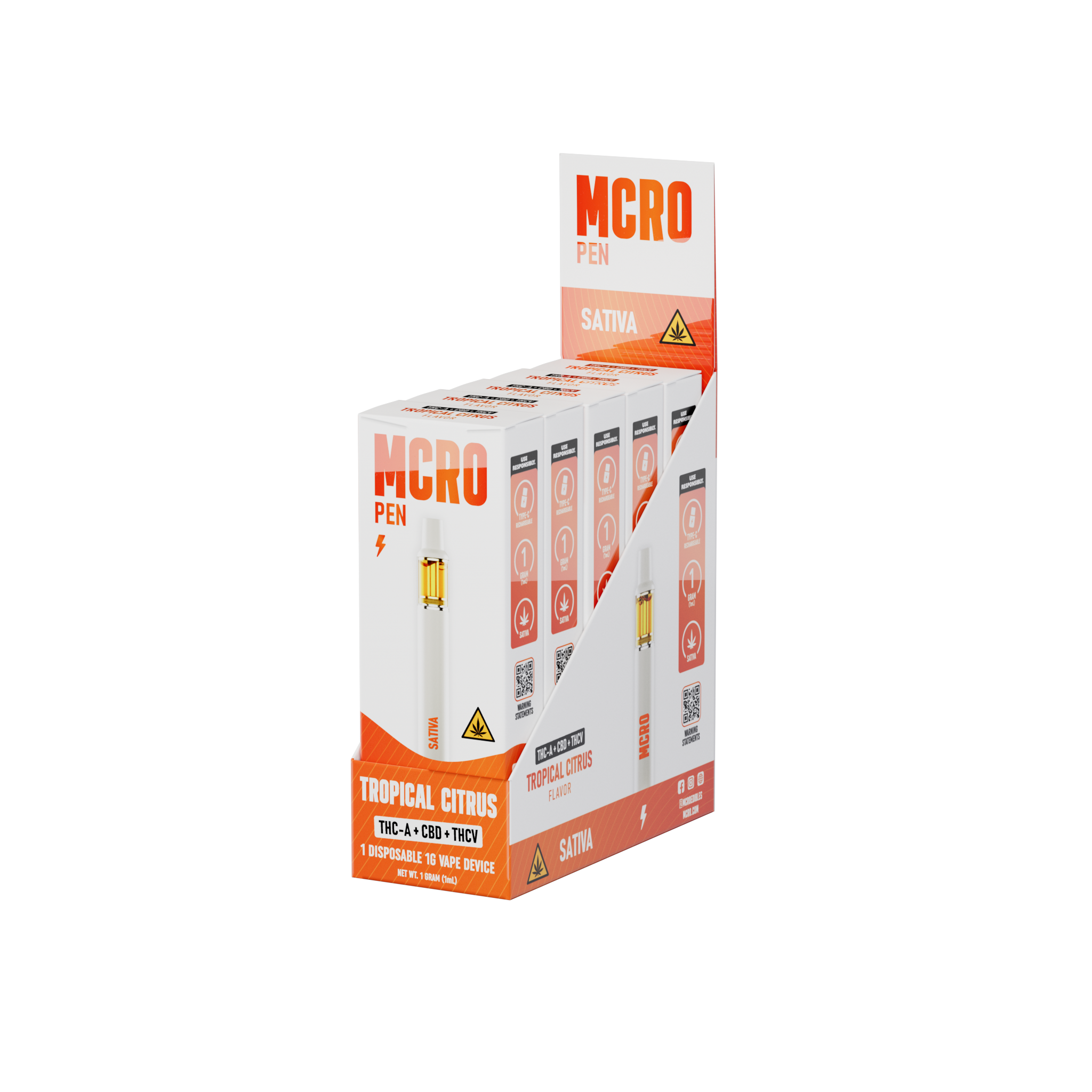 1g Disposable - TROPICAL CITRUS - Sativa - Image 2