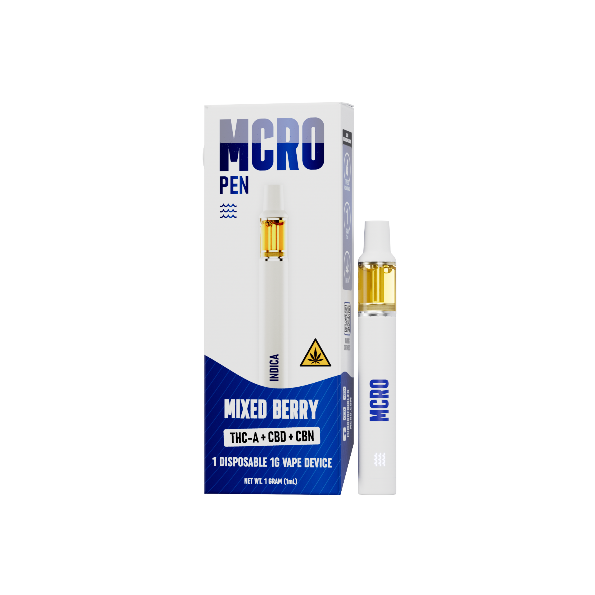 1g Disposable - MIXED BERRY - Indica