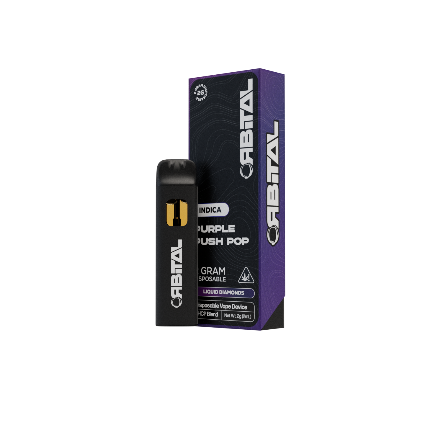2g Disposable - PURPLE PUSH POP - Indica