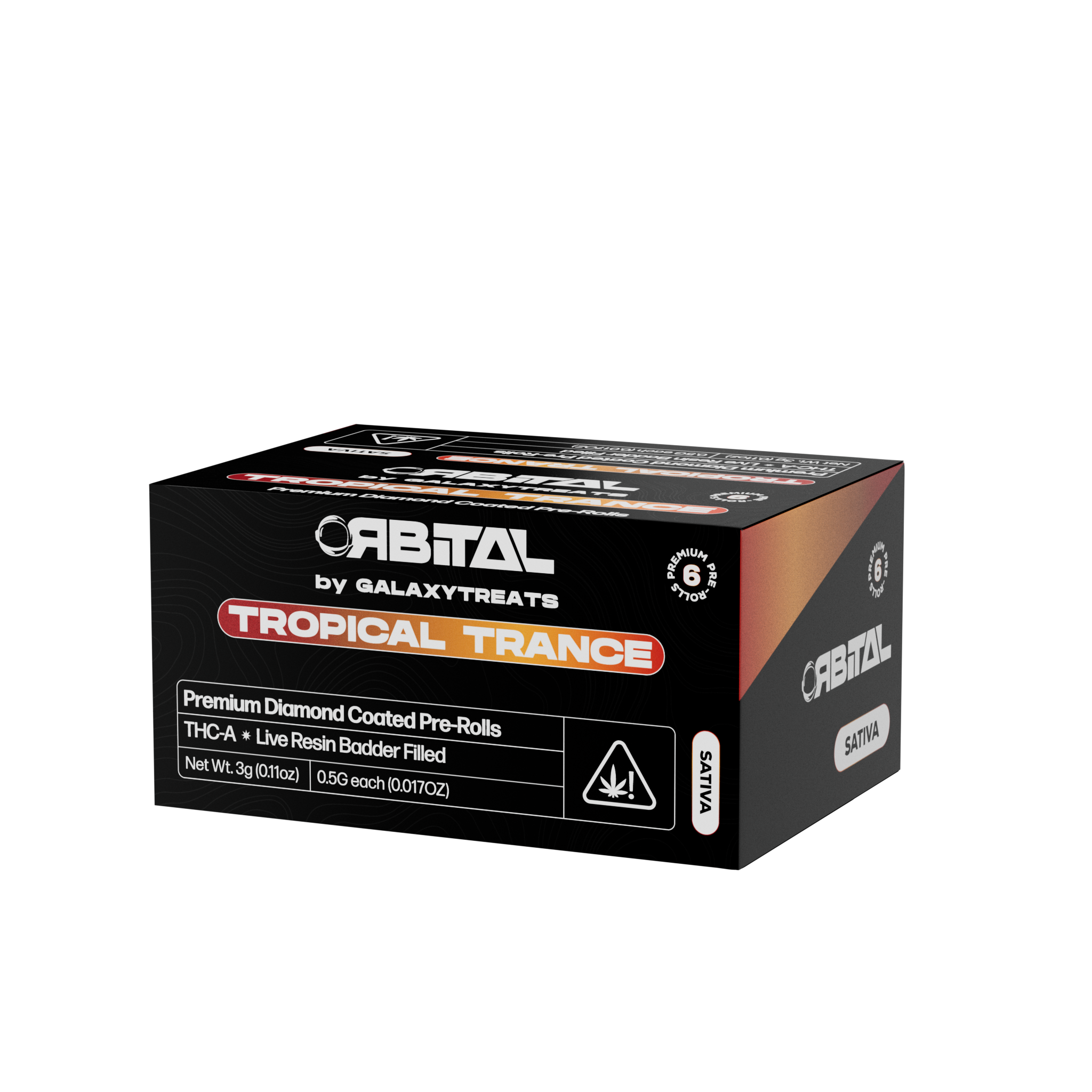 5g - 6ct Tin Preroll - TROPICAL TRANCE - Sativa - Image 3