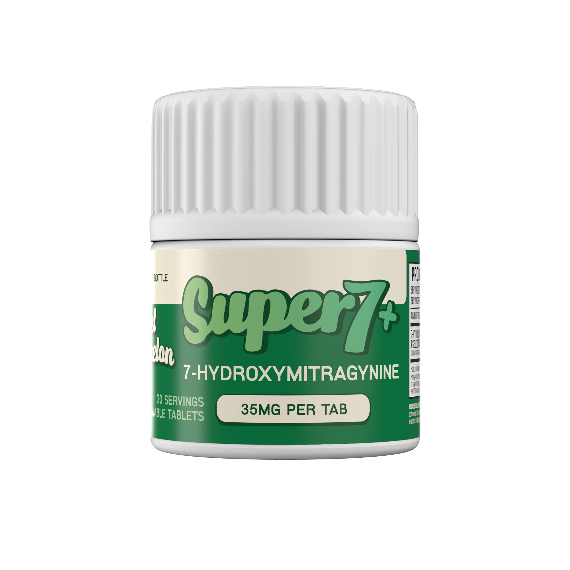 7-Hydroxy 35mg - 10ct Bottle - Sweet Watermelon - Image 2