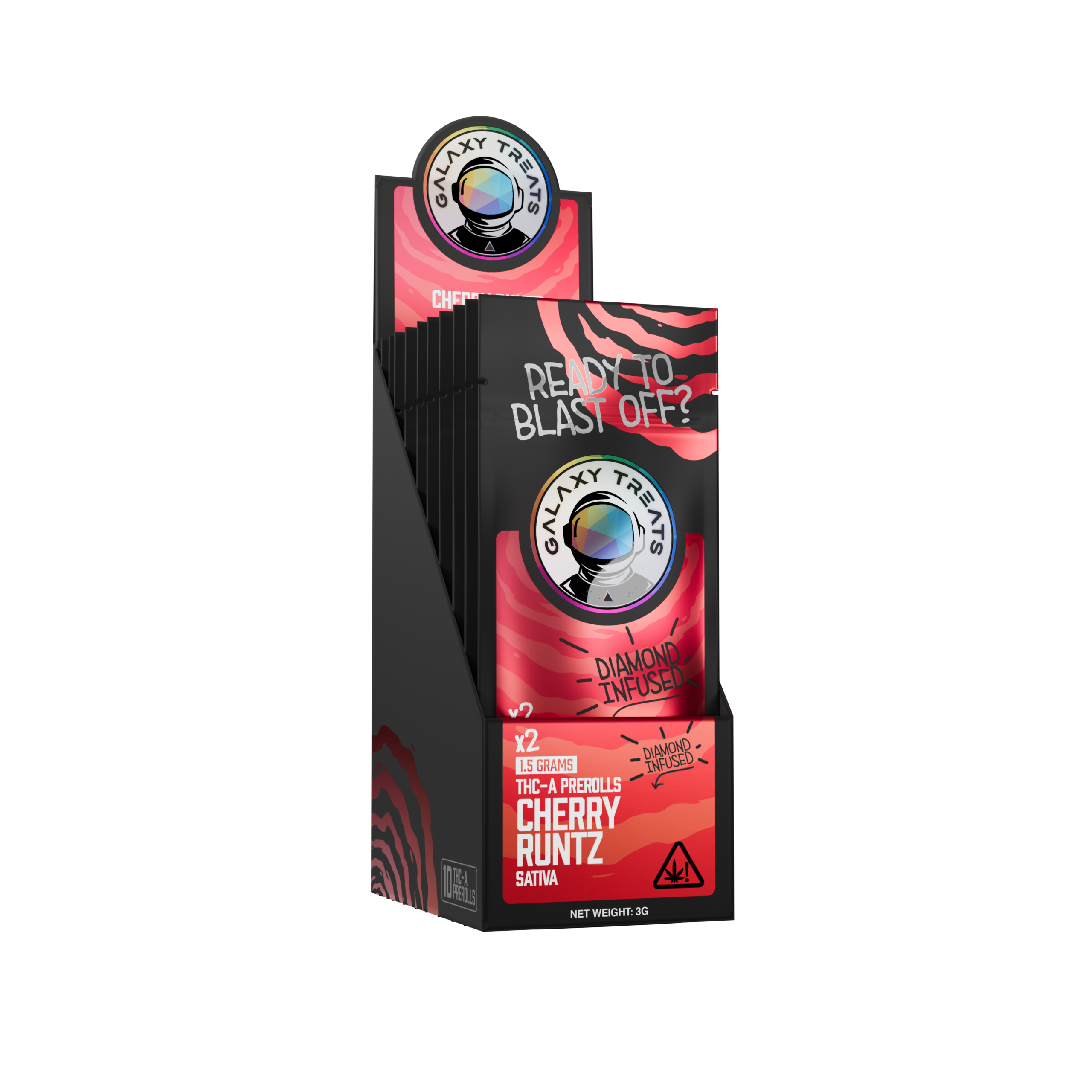 2 - 1.5g PreRolls - Cherry Runtz - Sativa